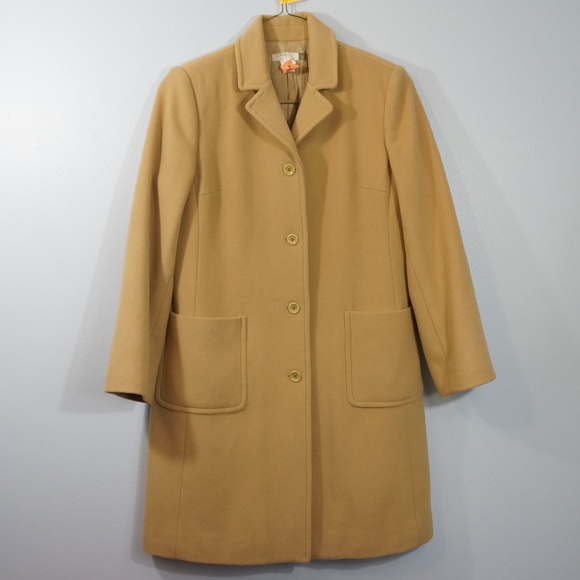 J. Crew Jackets & Blazers - HP🎉 J. Crew Thinsulate Wool Blend Tan Trench Coat